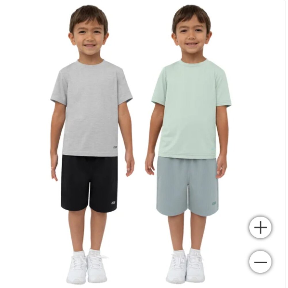 Skechers Kids' 4-piece Active Set Size 6(Boy)